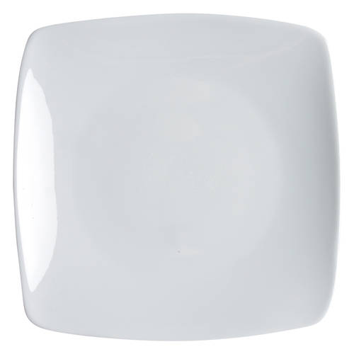 Gourmet White Square Salad Plate