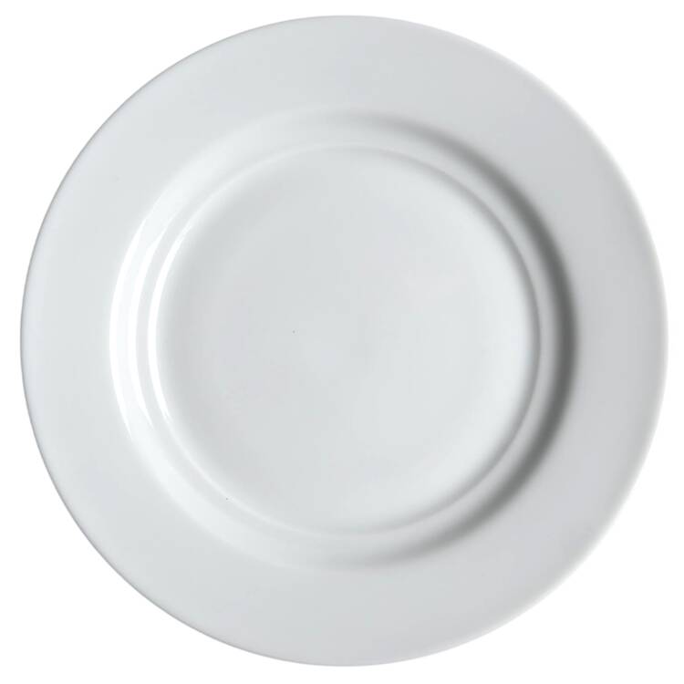 Gourmet White Saucer for Flat Cup