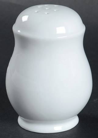 Gourmet White Stove Top Salt Shaker