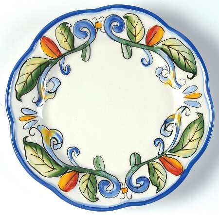 Ricamo Motif Party Plate