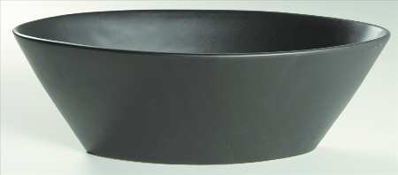 Worldview Onyx 14" Large Oval Salad Serving Bowl