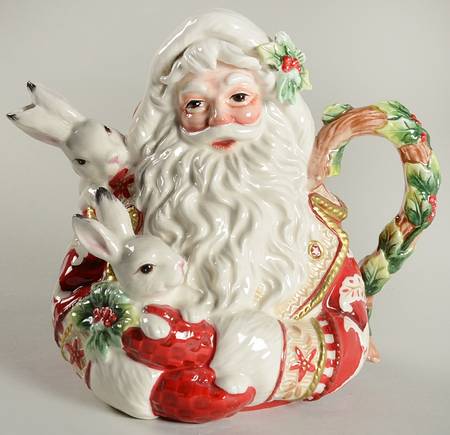 Town & Country Figural Teapot & Lid