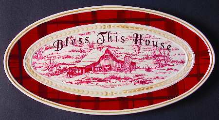 Town & Country 10" Oval Tray