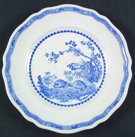 Quail Blue (Blue Ship Backstamp) by Furnivals
