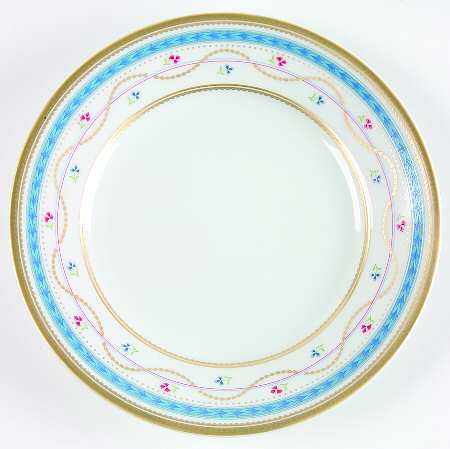 Luxembourg Blue Bread & Butter Plate by Faberge