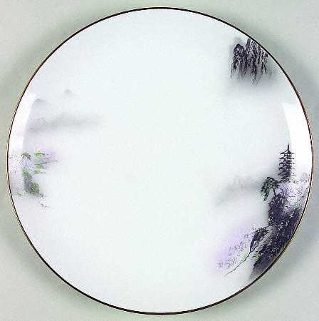 Landscape Black Multicolor (Coupe) by Fukagawa