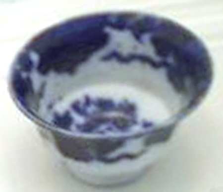 Cashmere(Multisided) Footed Cup w/No Handle by Francis Morley