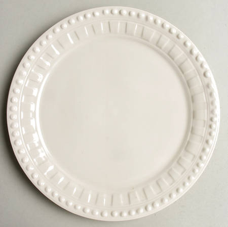 Pearl White Luncheon Plate