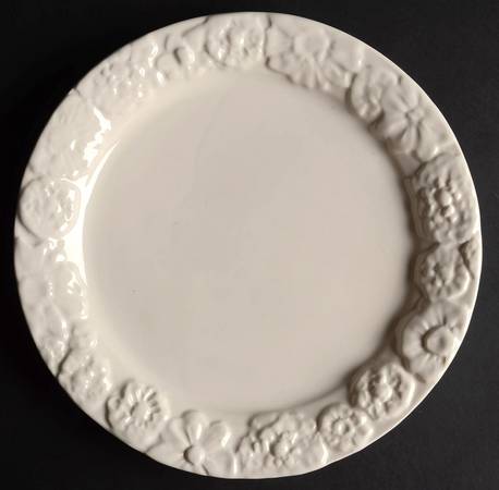 Pearl White Luncheon Plate