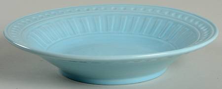 Pearl Robins Egg Blue Large Rim Soup Bowl