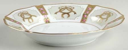 Gold, Enamel & Jeweled Large Rim Soup Bowl by Faberge
