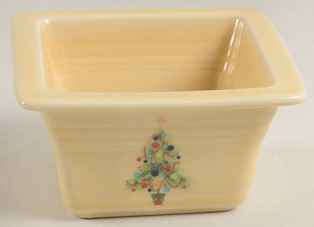 Fiesta Christmas Tree Square Box No Lid