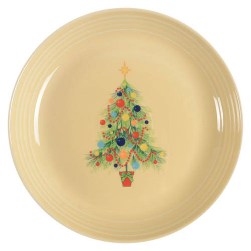Fiesta Christmas Tree Luncheon/Salad Bowl