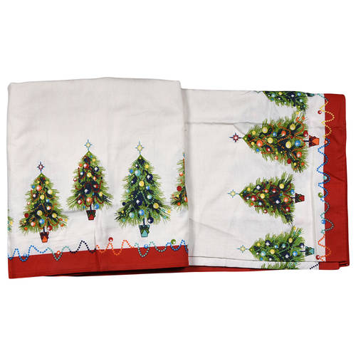 Fiesta Christmas Tree 60" x 120" Oblong Tablecloth