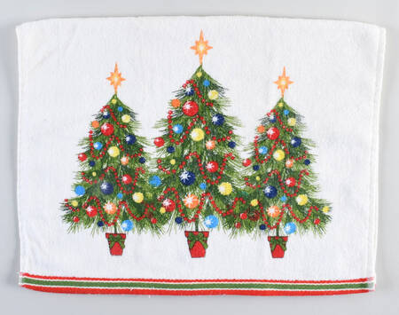 Fiesta Christmas Tree Cloth Kitchen Towel