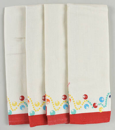 Fiesta Christmas Tree Cloth Napkin - Set of 4