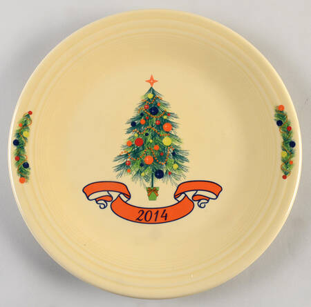 Fiesta Christmas Tree 2014 Collector Plate