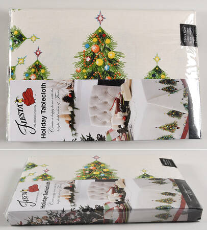 Fiesta Christmas Tree 52" Square Tablecloth