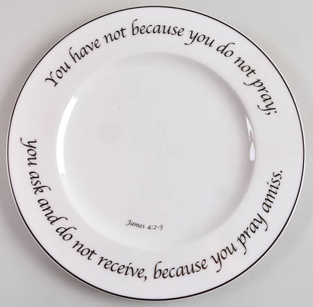 Prayer Collection Dinner Plate