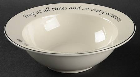 Prayer Collection Soup/Cereal Bowl