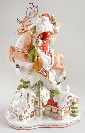 Figurines & Centerpieces Santa on Housetop Figurine