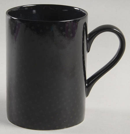 Foulard Noir (Gray Diamonds on Black) Mug