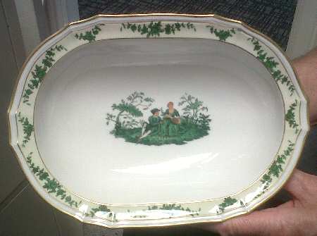 Watteau 10" Oval Vegetable Bowl