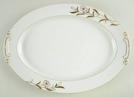 Flora (Rim Shape) 16" Oval Serving Platter