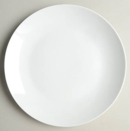 Everyday White (Porcelian) Coupe Salad Plate