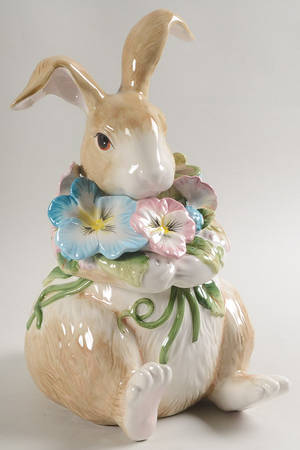 Toulouse Figural Cookie Jar & Lid