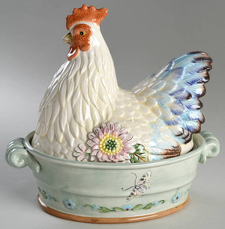 Toulouse Figural Oval Covered Vegetable