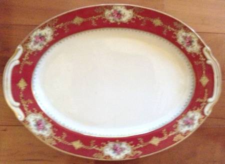 FUK82 12" Oval Serving Platter