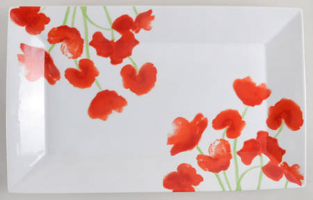 Poppy 16" Rectangular Serving Platter by Food Network