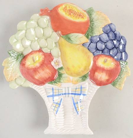 Summer Fruit Basket by Fitz and Floyd