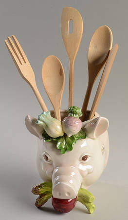 Pigs Utensil Set (Holder & Utensils)