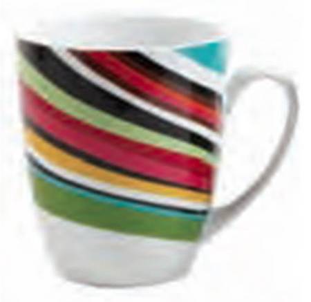 Sunshine Stripes Mosaic Mug