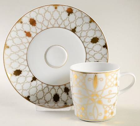 Doree Flat Cup & Saucer Set