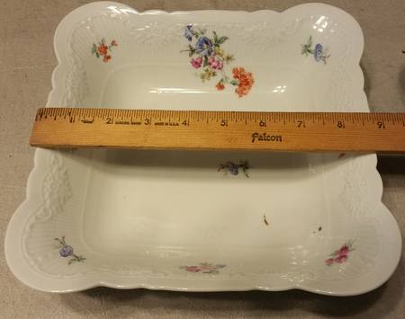 FR338 8" Square Vegetable Bowl