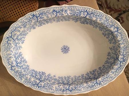 Park Lane Blue (Scalloped) by Furstenberg