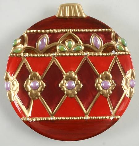 Renaissance Holiday Figural Appetizer Plate