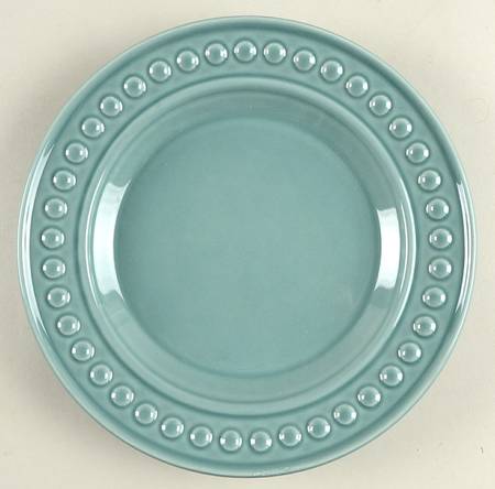 Delmar Teal Salad Plate