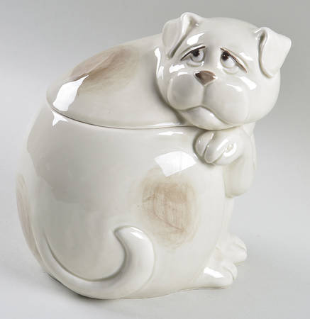 The Little Mutts Cookie Jar & Lid