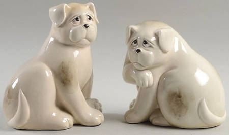 The Little Mutts China Bookend - Set of 2