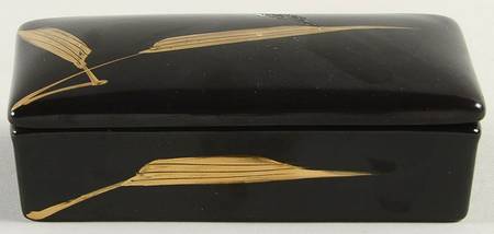 Bamboo Noir Rectangular Box with Lid