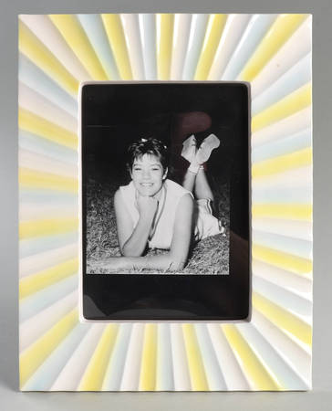 Rainbow Shell Frame-Holds 6" X 8" by Fitz and Floyd