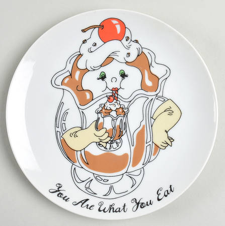 You Are What You Eat Salad Plate