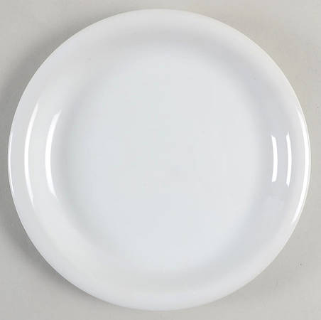 Rouleau White Salad Plate