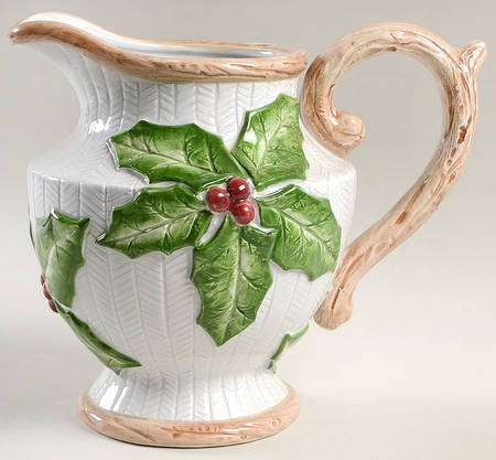 Holly Herringbone 48 Oz Pitcher
