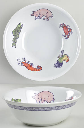 FIT117 8" Round Vegetable Bowl