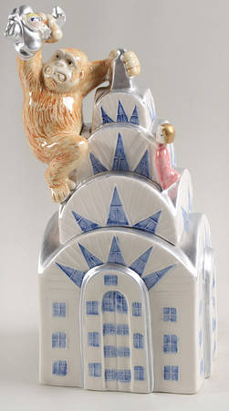 Gotham Gorilla Candy Jar & Lid